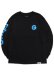 画像1: COOKIES CLOTHING C BITE LOGO L/S TEE BLACK/COOKIES BLUE (1)