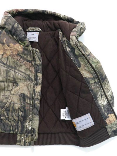 画像5: 【送料無料】【KIDS】CARHARTT KIDS CAMO ACTIVE JAC FLANNEL QUILT LINED