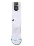 STANCE ICON 3 PACK SOCKS WHITE