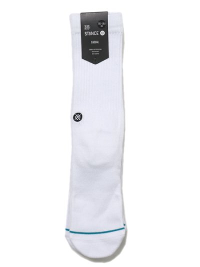 画像1: STANCE ICON 3 PACK SOCKS WHITE