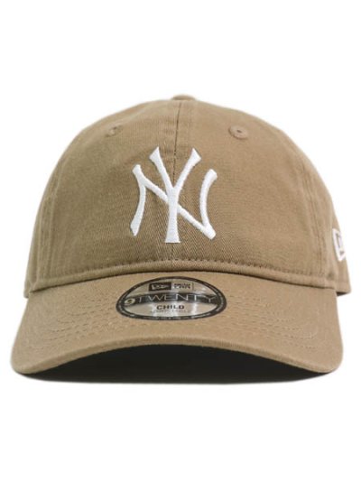 画像2: 【KIDS】NEW ERA KIDS CHILD 9TWENTY WASH YANKEES KHAKI/WHITE