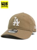 【KIDS】NEW ERA KIDS CHILD 9TWENTY WASH DODGERS KHAKI/WHITE