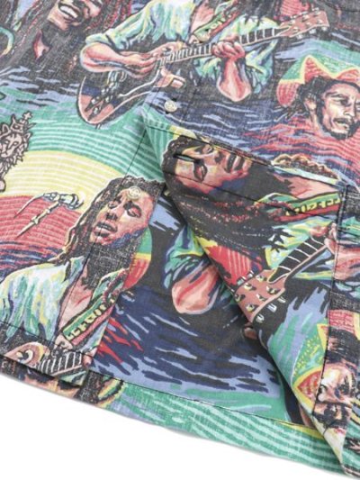 画像4: 【SALE】【送料無料】REYN SPOONER EDDY Y BOB MARLEY TUFF GONG SHIRT