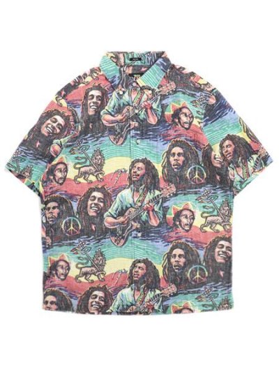 画像1: 【送料無料】REYN SPOONER EDDY Y BOB MARLEY TUFF GONG SHIRT