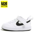 【KIDS】NIKE COURT BOROUGH LOW RECRAFT TD WHITE/BLACK