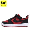 【KIDS】NIKE COURT BOROUGH LOW RECRAFT PS U.RED/WH/BK