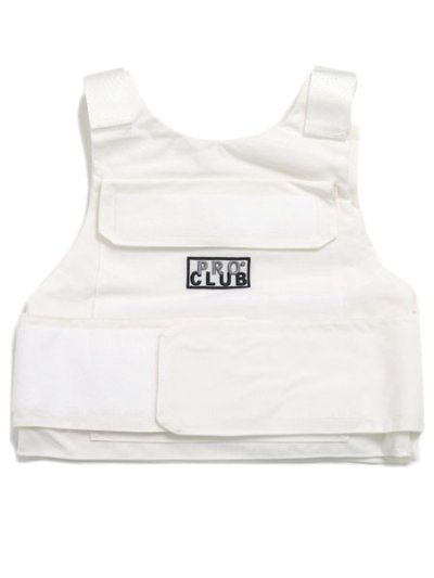 画像1: 【送料無料】PRO CLUB PLATE CARRIER VEST SNOW WHITE