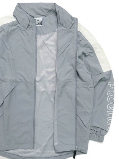 画像6: 【送料無料】PRO CLUB FULL COURT WINDBREAKER JACKET SLATE