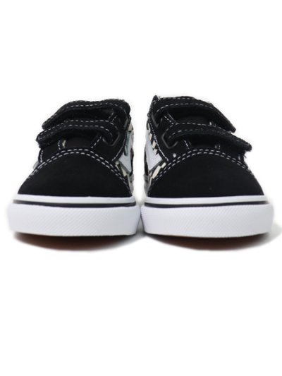 画像3: 【KIDS】VANS TODDLER OLD SKOOL V PRIMARY CHECK BLK/WH