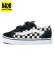 画像1: 【KIDS】VANS TODDLER OLD SKOOL V PRIMARY CHECK BLK/WH (1)