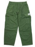 【送料無料】PRO CLUB HW TWILL PLEATED WIDE LEG CARGO PANT