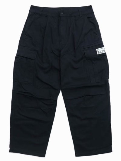 画像1: 【送料無料】PRO CLUB HW TWILL PLEATED WIDE LEG CARGO PANT