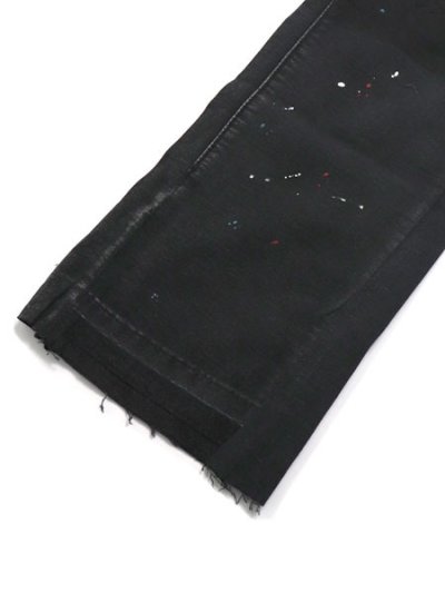 画像6: 【SALE】【送料無料】mnml B243 FLARE DENIM BLACK