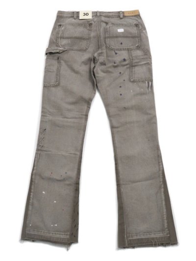 画像2: 【送料無料】mnml B243 FLARE DENIM SLATE