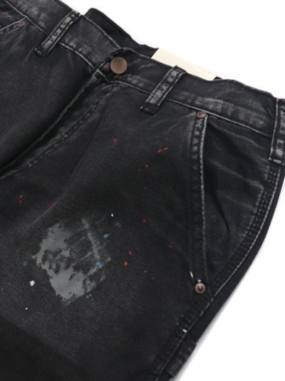 画像3: 【SALE】【送料無料】mnml B243 FLARE DENIM BLACK