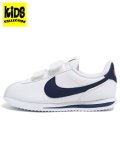 【KIDS】NIKE CORTEZ BASIC SL PSV WHT/NEUTRAL INDIGO