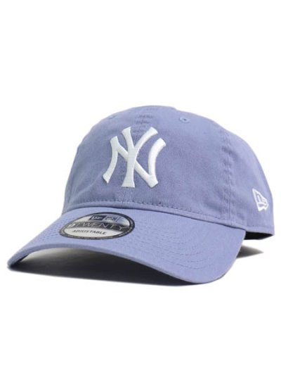 画像1: NEW ERA 9TWENTY CLOTH STRAP WASHED YANKEES LV/WH