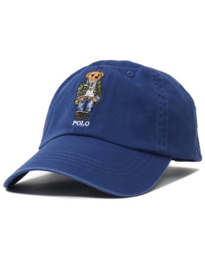 画像1: 【送料無料】POLO RALPH LAUREN HERITAGE BEAR TWILL BALL CAP