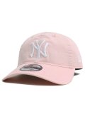 NEW ERA 9TWENTY CLOTH STRAP WASHED YANKEES PK/WH