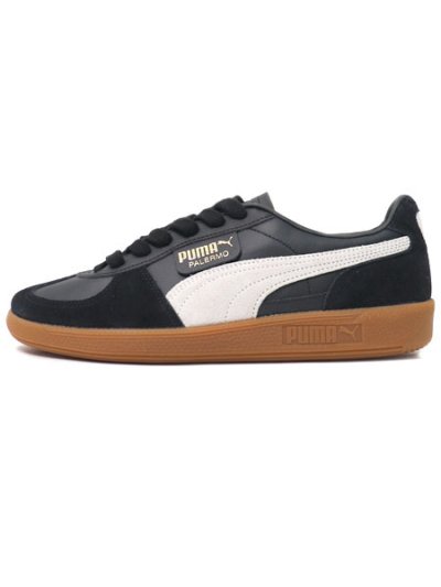 画像1: 【送料無料】PUMA PALERMO LTH PUMA BLACK/FEATHER GRAY/GUM