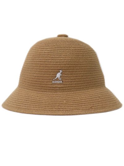 画像1: 【SALE】KANGOL BRAID CASUAL-TAN LINEN