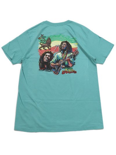 画像1: 【SALE】REYN SPOONER BOB MARLEY TUFF GONG TEE SEAFOAM