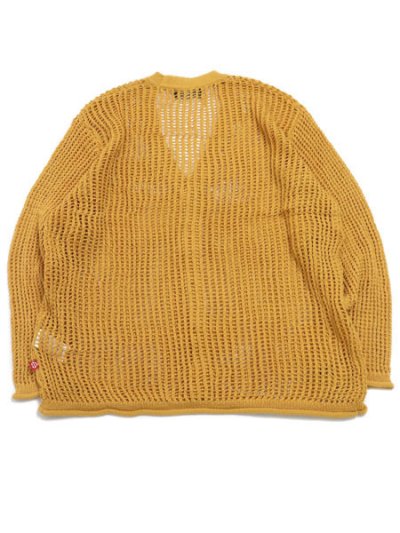 画像2: 【送料無料】MANASTASH MESH KURTIGAN YELLOW