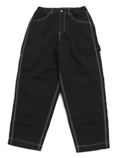 画像1: 【送料無料】MANASTASH WASHED PAINTER PANTS BLACK