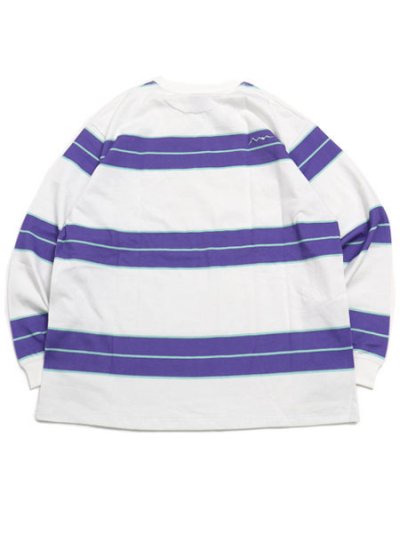 画像2: 【SALE】MANASTASH ABERDEEN RUGGER L/S TEE WHITE