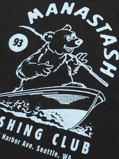 画像4: MANASTASH CiTee FISHING CLUB BLACK
