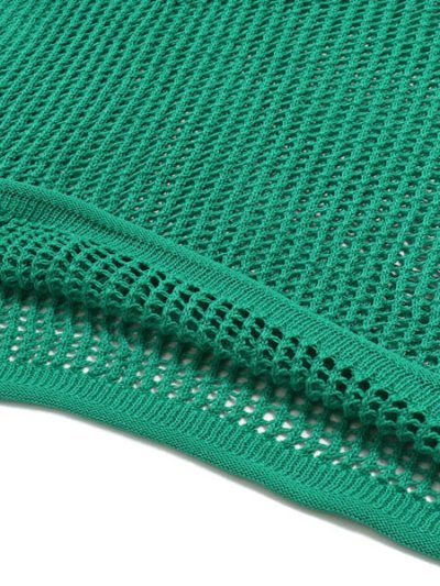 画像5: 【SALE】MANASTASH MESH SUMMER SWEATER GREEN