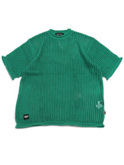 画像1: MANASTASH MESH SUMMER SWEATER GREEN