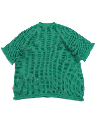 画像2: 【SALE】MANASTASH MESH SUMMER SWEATER GREEN