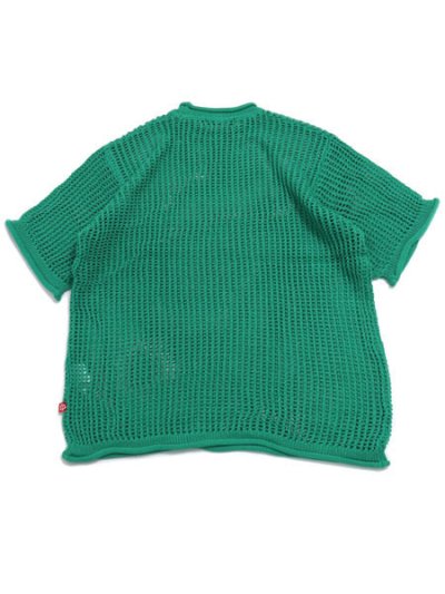 画像2: MANASTASH MESH SUMMER SWEATER GREEN