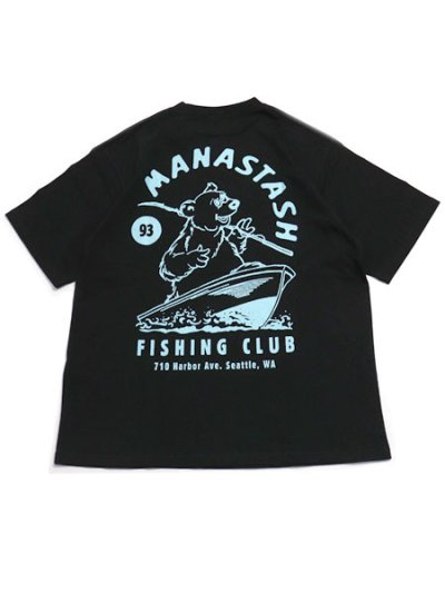 画像1: MANASTASH CiTee FISHING CLUB BLACK