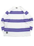 【SALE】MANASTASH ABERDEEN RUGGER L/S TEE WHITE