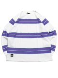 MANASTASH ABERDEEN RUGGER L/S TEE WHITE