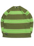 【SALE】MANASTASH ABERDEEN RUGGER L/S TEE OLIVE