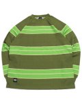 MANASTASH ABERDEEN RUGGER L/S TEE OLIVE