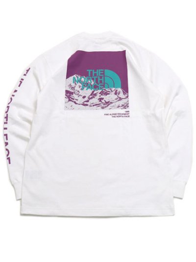 画像1: 【SALE】THE NORTH FACE L/S SLEEVE GRAPHIC TEE