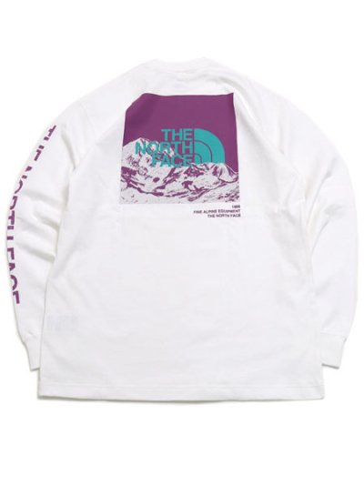 画像1: THE NORTH FACE L/S SLEEVE GRAPHIC TEE