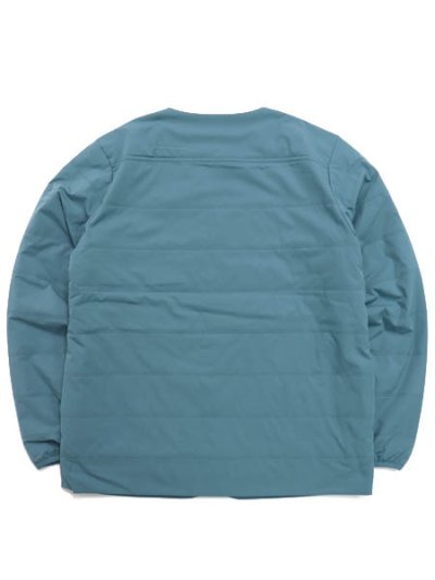 画像2: 【送料無料】SNOW PEAK FLEXIBLE INSULATED CARDIGAN LIGHT BLUE