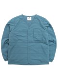 【SALE】【送料無料】SNOW PEAK FLEXIBLE INSULATED CARDIGAN LIGHT BLUE