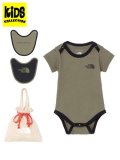 【KIDS】THE NORTH FACE BABY S/S ROMPERS & 2P BIB