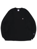 CHAMPION RW 9.4oz JERSEY LONG SLEEVE TEE-BLACK