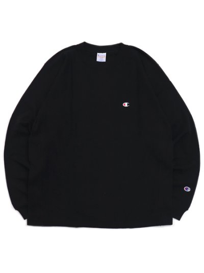 画像1: CHAMPION RW 9.4oz JERSEY LONG SLEEVE TEE-BLACK