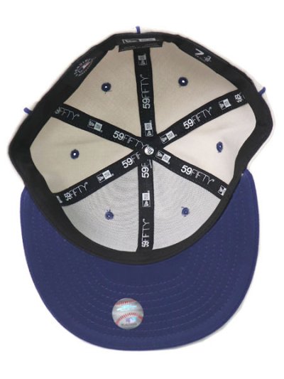 画像5: 【SALE】NEW ERA 59FIFTY PIPING DODGERS STONE/DK ROYAL