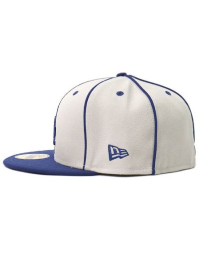 画像3: 【SALE】NEW ERA 59FIFTY PIPING DODGERS STONE/DK ROYAL