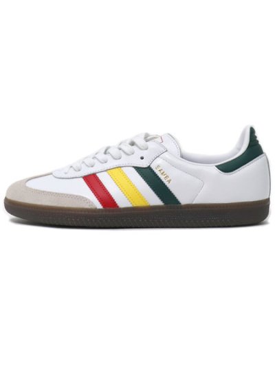 画像1: 【送料無料】ADIDAS SAMBA OG FTWR WHITE/YELLOW/GREEN