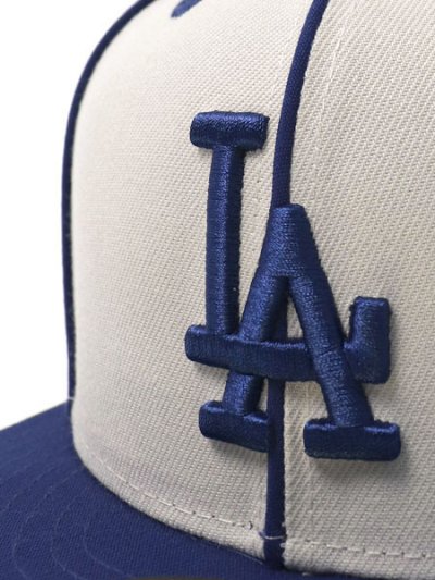 画像6: 【SALE】NEW ERA 59FIFTY PIPING DODGERS STONE/DK ROYAL